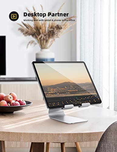 Suporte de tablet ajustável, suporte de telefone Lamicall: suporte de mesa dock, Prata
