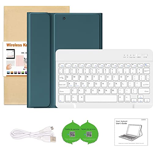Bqss Keyboard Case For Ipad 10.2" 9Th/8Th/7Th Gen,Wireless Magnetic Detachable Keyboard Ipad 9Th/8Th/7Th,Ipad Air 3Rd Gen Stand Tablet Cover Case With Built-In Pencil Holder（Dark Green） #TOP6