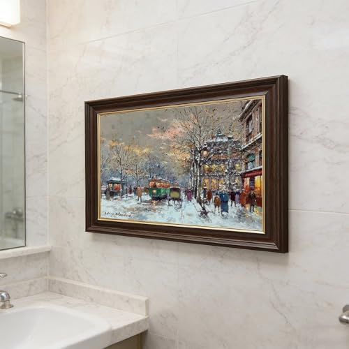 Impression sur toile marché aux fleurs de Paris premium - 5