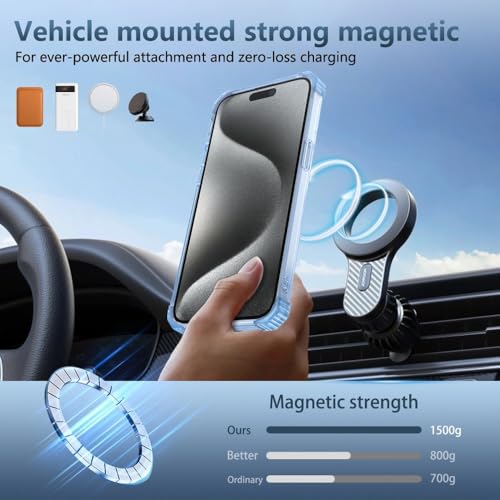 Coque anti-chute à quatre coins renforcés pour iPhone 14 et 15 silicone translucide - 4