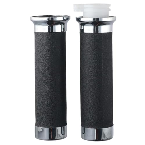 YYlingx 1 Pair Black Motorcycle Hand Grip 1 Inch 25mm Fit for Honda VT XVS Shadow 400/600/750