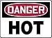 MCPG020VS Red, Black & White Adhesive Vinyl Sign. (4 Each)
