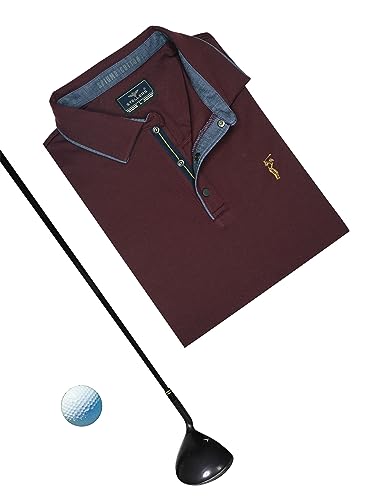 Image of STELLERS Men's Premium Softberry Pique Polo T-Shirt | Feather Touch Feel |Regular Fit| Odour Resistant| Anti-Static| Wrinkle Free | Quick Dry | Stretchable | Lightweight | Sweat-Proof