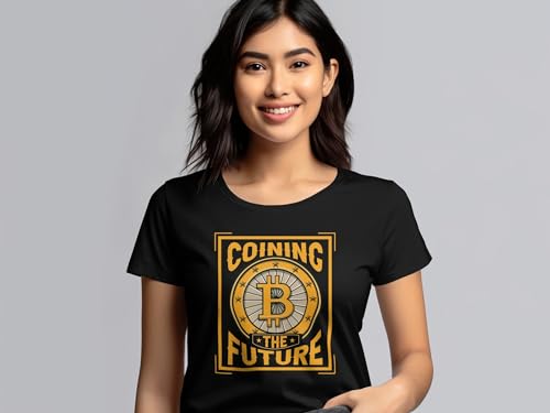 Bitcoin T-Shirt, Cryptocurrency Unisex Apparel, 'Coining The Future' Graphic Tee, Crypto Miner Gift, Finance Geek Fashion, Trendy BTC Shirt - Image 5