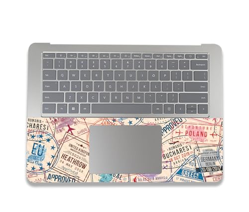 Image of MightySkins Carbon Fiber Skin Compatible with Microsoft Surface Laptop Studio 2 (2023) Full Wrap Kit - Ive Been Everywhere | Protective, Durable Textured Carbon Fiber Finish | Made in The USA