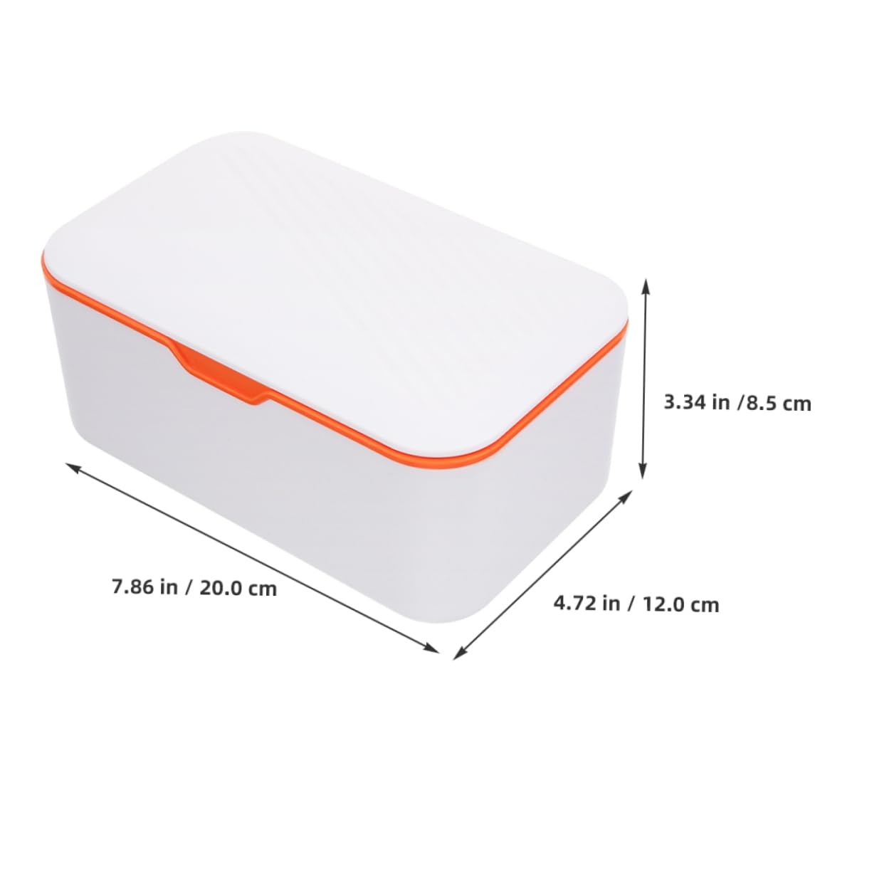 Boîte à Lingettes Humide Couvercle Pratique, Lot de 2, Pp