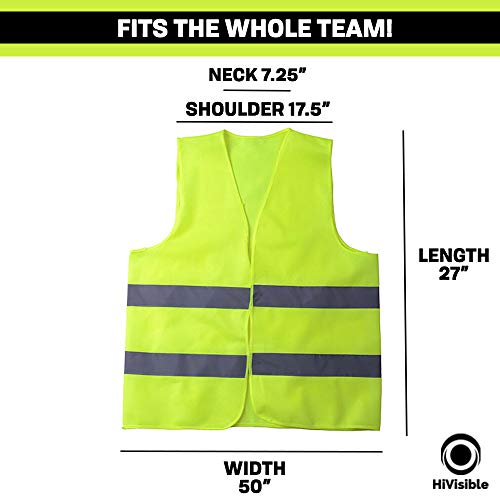 High Visibility Safety Vests Pack Neon Safety Vest Mesh Safety Vest Men Reflective Vest Reflective Safety Vest Women Safety Vest Green Yellow Safety Vest High Visibility Vest Safety Traffic Vest #TOP5