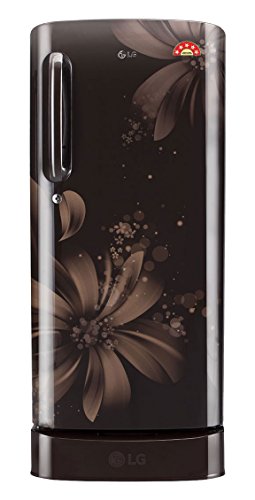 Image of LG 190 L 5 Star Direct-Cool Single Door Refrigerator (GL-D201AHAZ.AHAZEBN, Hazel Aster)