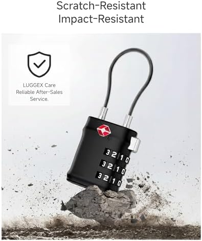 LUGGEX TSA Locks for Luggage, Luggage Lock, Suitcases Locks TSA Approved - 2