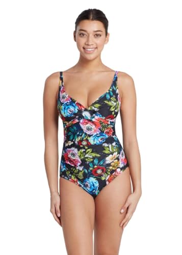Maillot de bain haut de gamme Zoggs Cassia Mystery avec tissu durable et dos classique