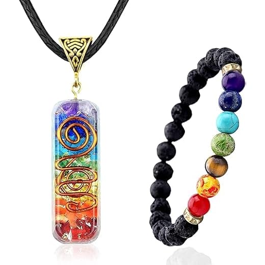Orgone Healing Chakra Jewelry Set