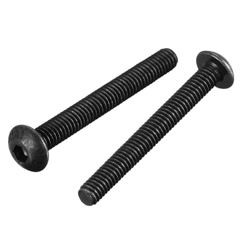 uxcell M4x35mm Hex Socket Button Head Cap Bolts Screws Alloy Steel 50pcs
