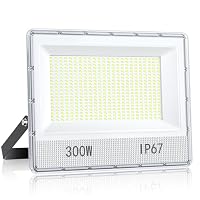 2 Projecteurs LED Extérieur 100W - 10000LM, IP67 Étanche, 7000K Blanc Froid | Pour Garage, Jardin, Atelier