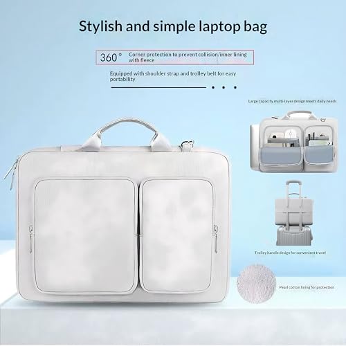 Funda para portátil 15 pulgadas, gris plata miniatura 6