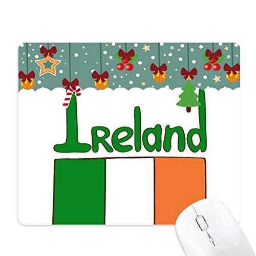 Alfombrilla de ratón de la bandera de Irlanda en color verde, el regalo ideal
