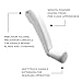 Casement Window Crank Handle Replacement With Folding Low Profile Design, Durable White Finish, Works On Casement And Awning Windows. Fits Milgard Windows And Some Other Window Brands.