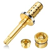 REB-Valve Rebuild Kit Replacement for Symmons Temptrol Shower Valves, TA-10 Flow Control Spindle Assembly, TA-4 Hot and Cold Seats, Fix Tub/Shower Valve Leak, Without T-35 A/B disassembly tool, Brass