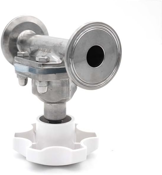 19/25/32/38/45/51mm Sanitary Diaphragm Valve SS316L Stainless Steel 1.5" 2"Tri Clamp Diaphragm Valve of Brew beer(19mm Ferrule 34)