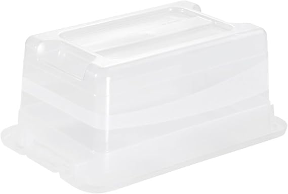 Keeeper Crystalbox with Lid, Sliding Closure, 29.5x19.5x12.5 cm, 4 Litre, Cornelia, Transparent