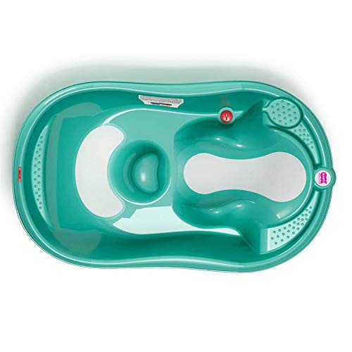 OKBABY Onda Evolution - Ergonomisch ontworpen babybadje met antislipzitje voor baby's van 0-12 maanden - turquoise - Image 6
