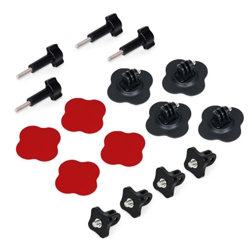 Fixation boucle adhésive flexible pour casque compatible Insta360 X4 et GoPro Hero 13