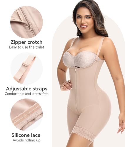 M MYODRESS fajas colombianas moldeadoras shapewear tummy control body shaper stage 2 compression garment3