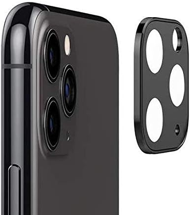 BoxWave Protector de pantalla compatible con Apple iPhone 11 Pro Max, protector de lente de cámara de vidrio templado 9H, protector de lente de