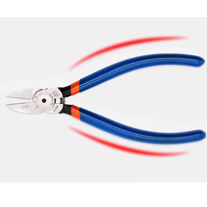 1Pcs YTH-726 Spring Cutting Pliers 6 Inches Chrome Vanadium Steel Double Edge High Hardness Water Pliers