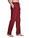 CYZ Men's 100% Cotton Poplin Pajama Lounge Sleep Pant-F1703-L