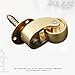 4Pcs/Lot Polished Solid Brass Cup Caster Swivel Castor Castors Furniture Wheels Small