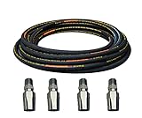 20 Ft R16-08 Hydraulic Hose Kit with (4) 1/2
