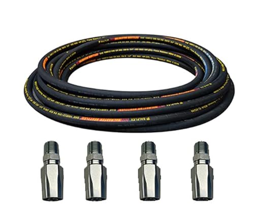 20 Ft R16-08 Hydraulic Hose Kit with (4) 1/2
