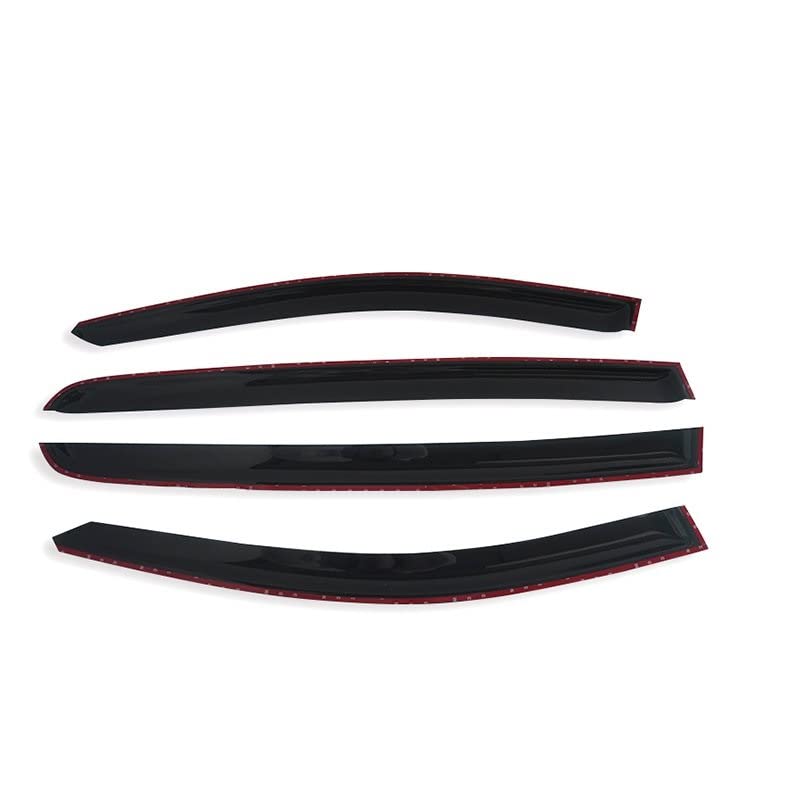 Deflettori D'Aria In Acrilico PMMA Per KIA Sportage QL (2015-2021) - Set Da 4, Parapioggia, Parasole, Color Fumé - 2