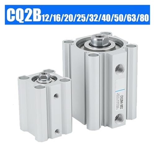 Cylindre compact CQ2B20-15 double effet pour automatisation fixe
