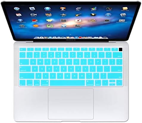 Se7enline Compatible with MacBook Pro 14 inch Keyboard Cover & 16 inch & MacBook Air 13.6 inch Keyboard Skin(UK Layout) 2021 2022 TPU Protector for M1 Pro/M1 Max/M2 A2442/A2485/A2681,Transparent/Clear