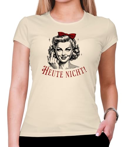 LOBO NEGRO - Cooles Damen T-Shirt für den gepflegten Sarkasmus: Heute Nicht