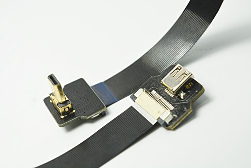 Permanent Black Fpv Hdmi Cable Micro Hdmi Male Interface To Micro Hdmi Female Interface For Gopro Sony A7Rii A7Sii A9 A6300 A6500（Reverse Socket Of A6000） (30Cm) #TOP2