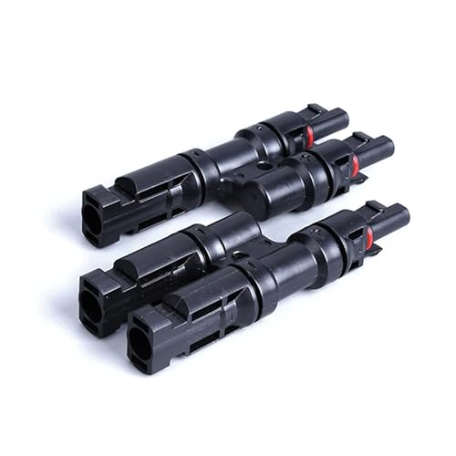 Sekesoer Solar Y Kabel 6mm², Y Stecker Solar Paar, Solarkabel Y Verteiler, PV Y Stecker Module Balkonkraftwerk (2-Fach Verteiler)