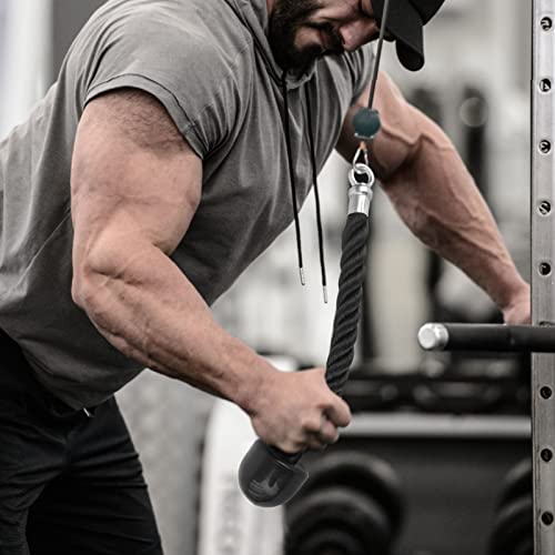 Corda de tríceps com tração simples para baixo