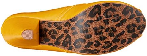 Bettie Page womens Pinup, Retro, Vintage Pump, Yellow, 6 US | Image 3