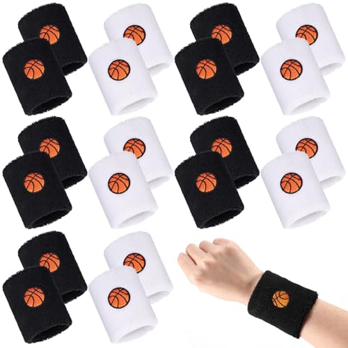 Daifunli 20 Sports Wristbands with Ball Pattern