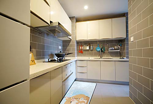 Tapis de cuisine antidérapant et lavable : le confort étanche motif lapin