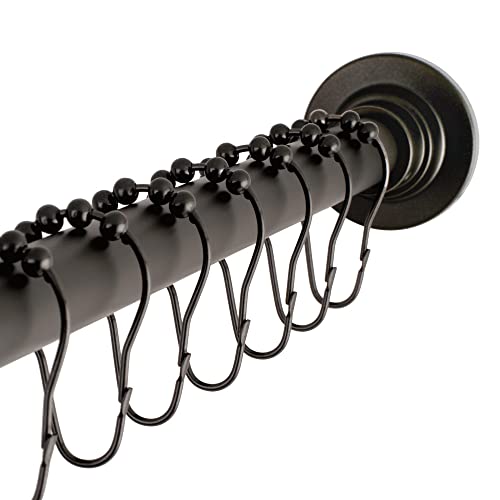 Kingston Brass Scc3115 Edenscape 60"-72" Stainless Steel Adjustable Tension Shower Curtain Rod With Rings, Oil Rubbed Bronze #TOP11