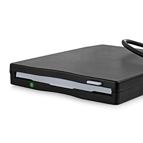 Noblik USB Floppy Drive 3.5inch USB External Floppy Disk Drive Portable 1.44 MB FDD USB Drive Plug and Play for PC Windows 10 7 8 Windows XP Vista Black