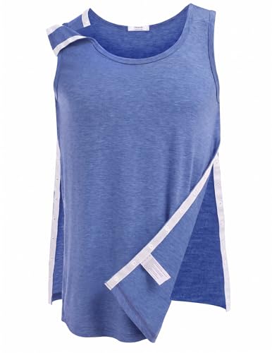 Camiseta manguito rotador unisex postoperatoria hombro sin mangas broches