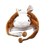 馬 被り物 うま かぶりもの アニマルハット 馬のキャップ 着ぐるみ 馬年 干支 午年 コスプレ 子供 大人 可愛い ぬいぐるみ 暖かい 防寒対策 仮装 パーティー 撮影 小物 [並行輸入品]