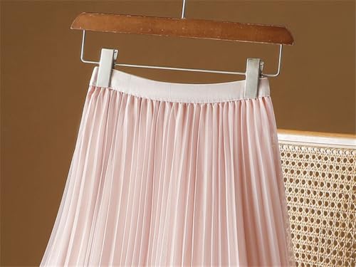 Floral Print Pleating Skirts Midi Long Streetwear Bottoms Skirt4