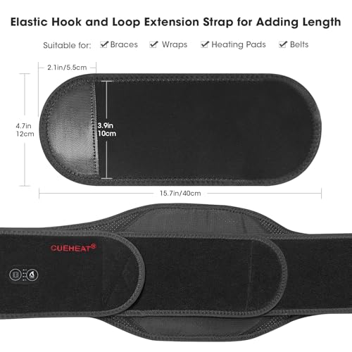 extender strapice belt extender strap-multipurpose extension hook and loop fasteners for adds length to knee braces wraps ice packs and belts heated back brace massage waist wrap