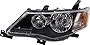 Evan Fischer Headlight Assembly Compatible with 2007-2009 Mitsubishi Outlander Halogen Driver Side