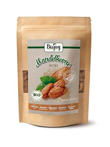 Biojoy Almendras Crudas Ecológicas (250 g), enteras y sin sal